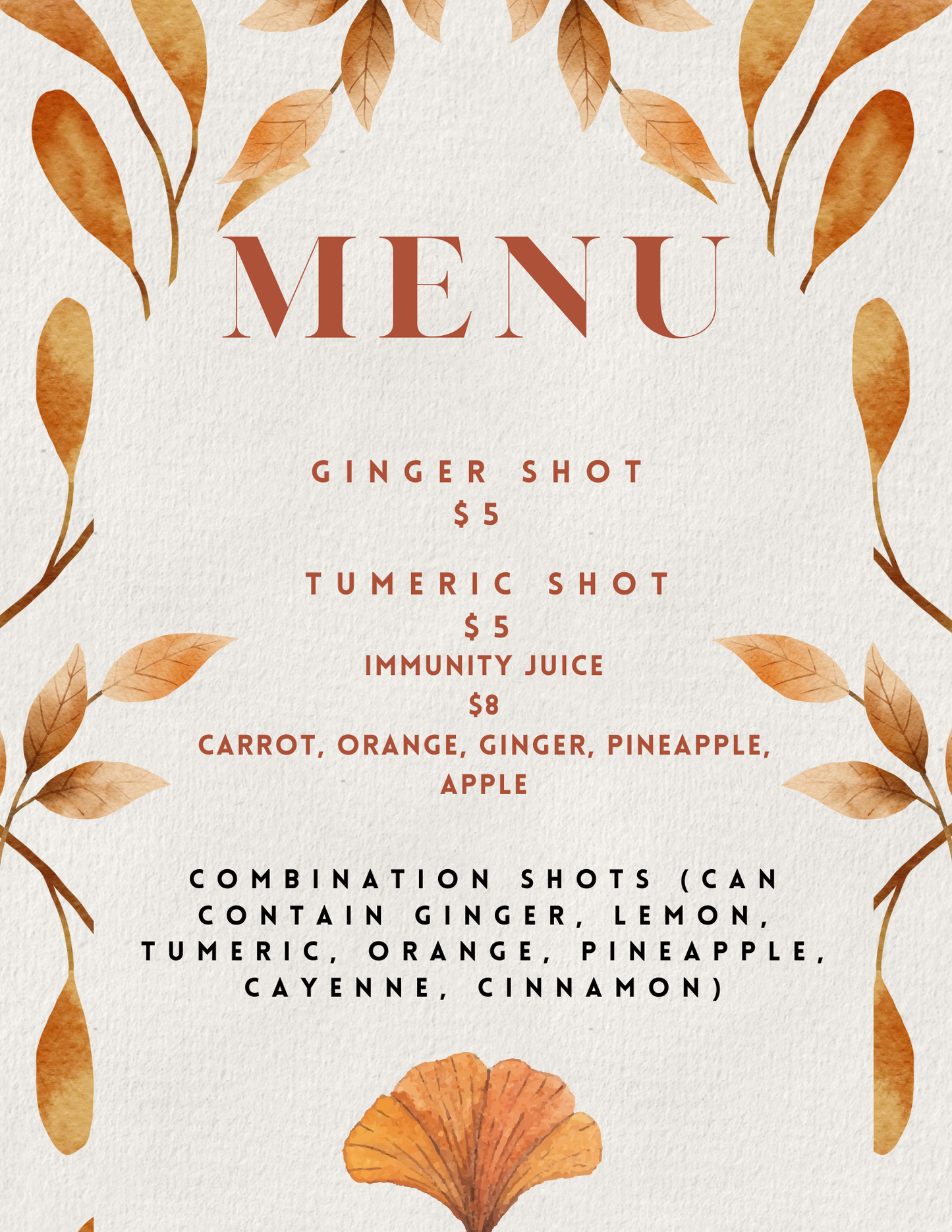 Ginger Shots